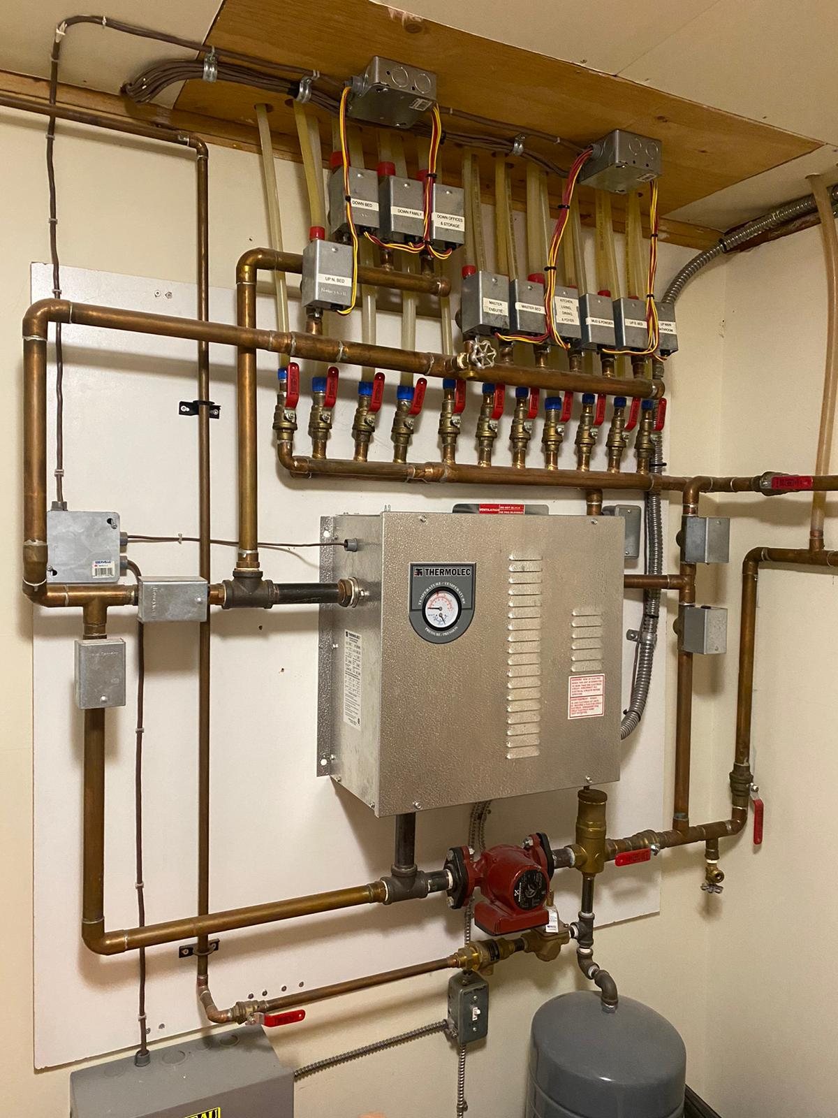 Service Pro Plumbing & Heating project, Campbell River