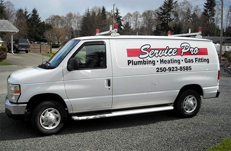 Service Pro Plumbing, Heating & Gas Fitting service van